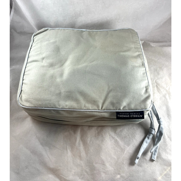 Thomas O'Brien Vintage Modern Herringbone Throw Blanket 100% Cotton 50 X 70 - Picture 5 of 10